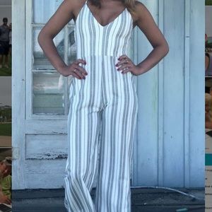 Striped Jumpsuit
